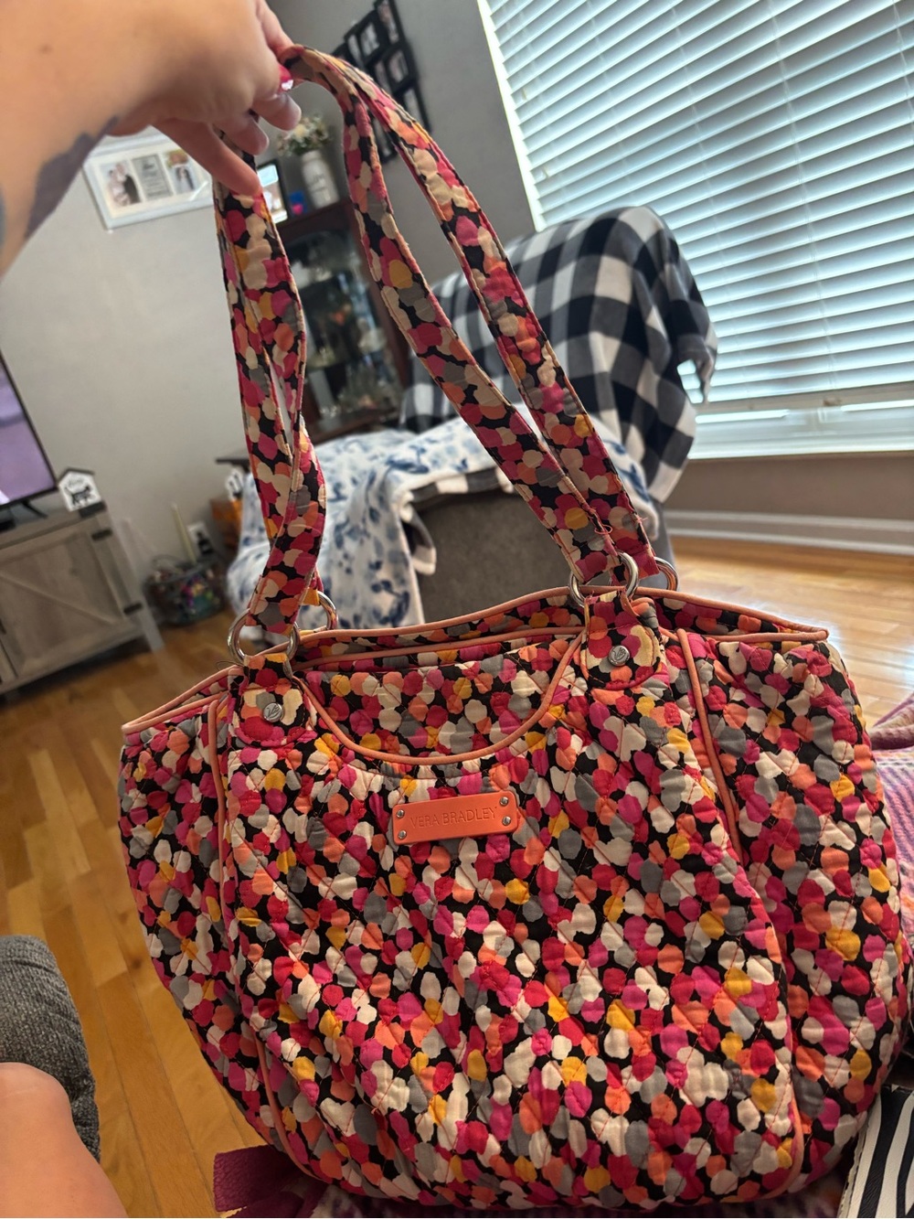 Vera Bradley Quilted pixie confetti Glenna